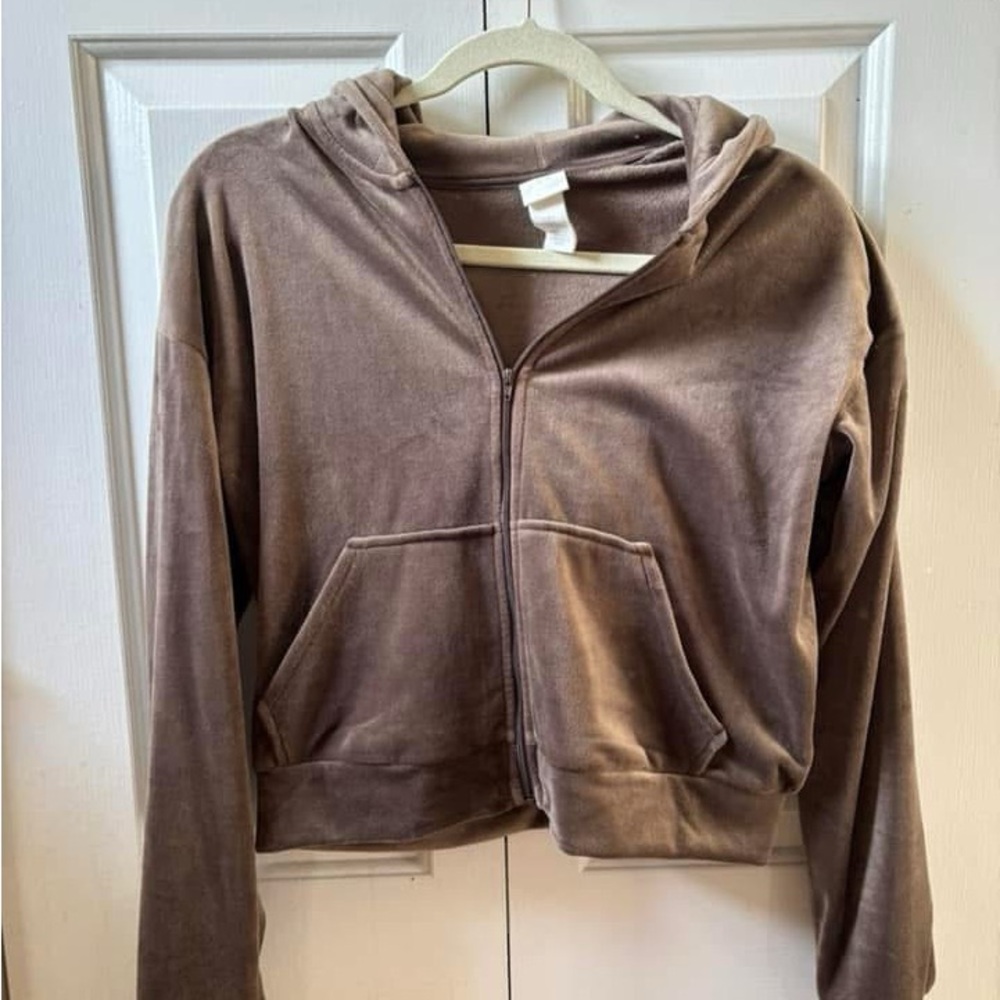 H&M Brown Teddy Jacket